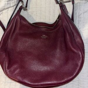 Coach Large Leather Harley Hobo Bag